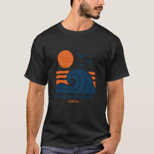 Camiseta Praias Indianas Presente de Souvenir Retro Vintage