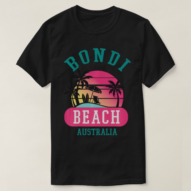 Camiseta Praias Originais da Austrália de Bondi Beach Legal (Frente do Design)