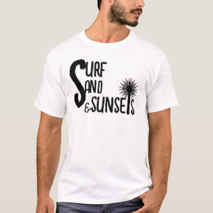 Camiseta Praias Pôr do Sol Vibrações