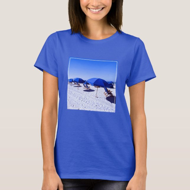 Camiseta Praias Tropicais | Clearwater, Flórida (Frente)