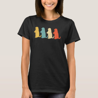 Camiseta Prairie Dog Vintage Retro Rodent Amante de os anim