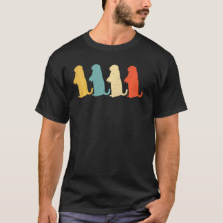 Camiseta Prairie Dog Vintage Retro Rodent Amante de os anim