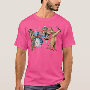 Camiseta Prairie Dogs Banda Furry Engraçada Bestial Animal 