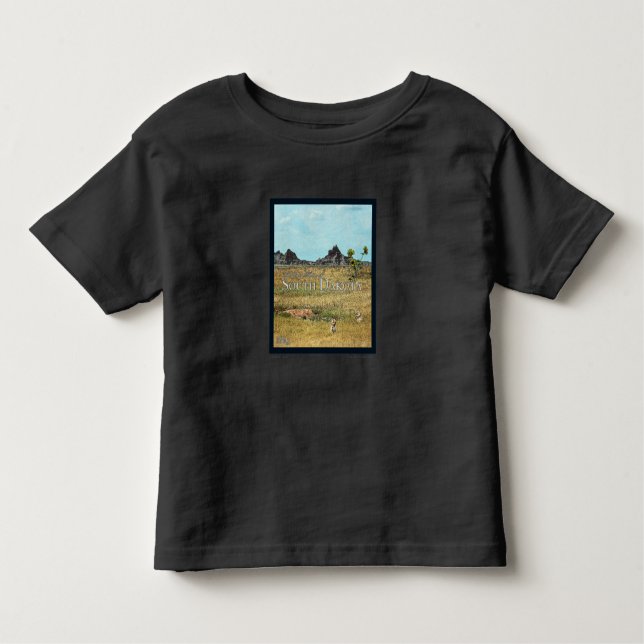 Camiseta Prairie Lands, Dakota do Sul (Frente)