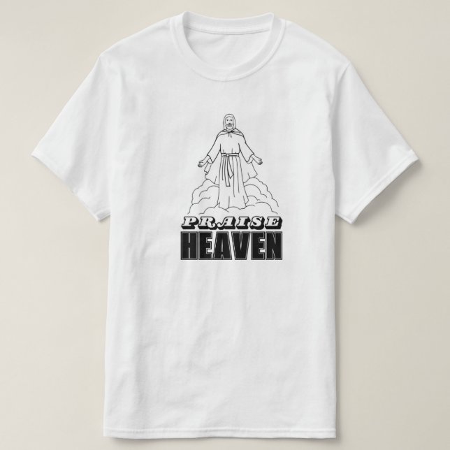 CAMISETA PRAISE HEAVEN (Frente do Design)