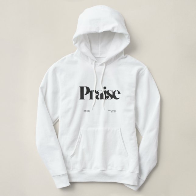 Camiseta Praise Hoodie (Frente do Design)