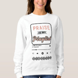 Camiseta Praise is my Playlist(rose gold)