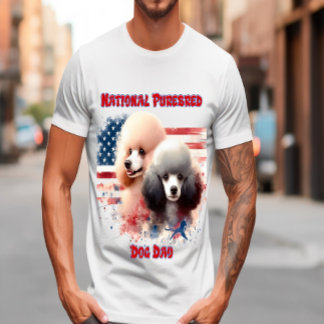Camiseta Prance de Poodles Patriótico por Glória Velha