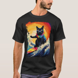 Camiseta Prancha de Remo Black Cat