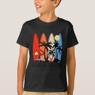 Camiseta Prancha de Surf Retro Vintage Seaside Heights Nova
