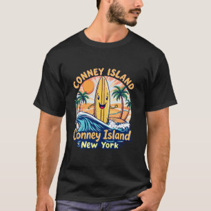 Camiseta Prancha de Surf Vintage Conney Island-Cultura de S