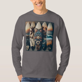 Camiseta Pranchas de Surf Pintadas Havaianas