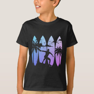 Camiseta Pranchas de Surf Vintage Surfista Praia Verão Surf