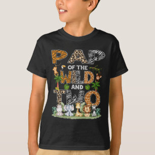 Camiseta Prata Da Selva Selvagem E Dois Zoo Safari