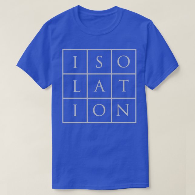 Camiseta Prata de isolamento (Frente do Design)
