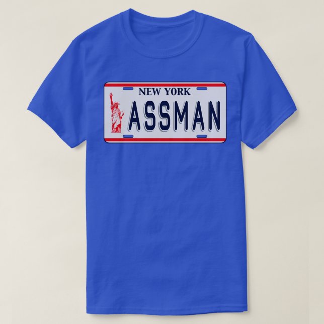 Camiseta Prata de Licença de Assman (Frente do Design)