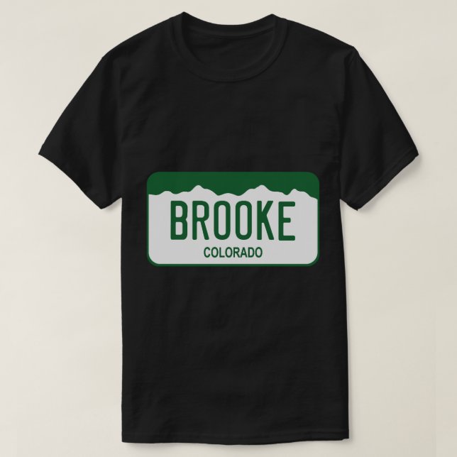 Camiseta Prata de Licença do Colorado - Brooke (Frente do Design)