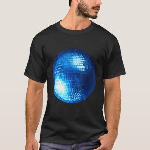 Camiseta Prata De Neve De Disco E Dança De Neve Azul