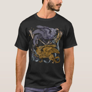 Camiseta Prata e Griffin Dourado