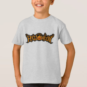 Camiseta Prata Enquadra Feliz Halloween Ruby Eyed Pumpkin
