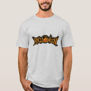 Camiseta Prata Enquadra Feliz Halloween Ruby Eyed Pumpkin