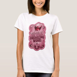 Camiseta Prata NÚMERO DE DIAS SEM BEBER VINHO 0