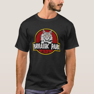 Camiseta Prata Preta de Casca Principal Tabby Gato Bonito P