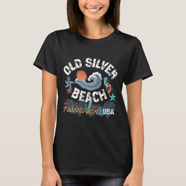 Camiseta Prata velha, Falmouth, missa (Frente)