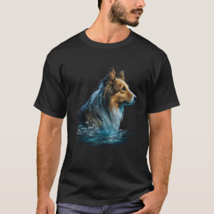 Camiseta Prateleira de mergulho e água de natação Shetland