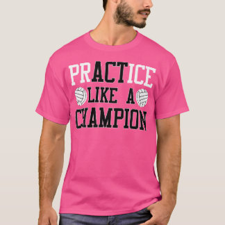 Camiseta Prática Como Voleibol De Campeão Para Meninas