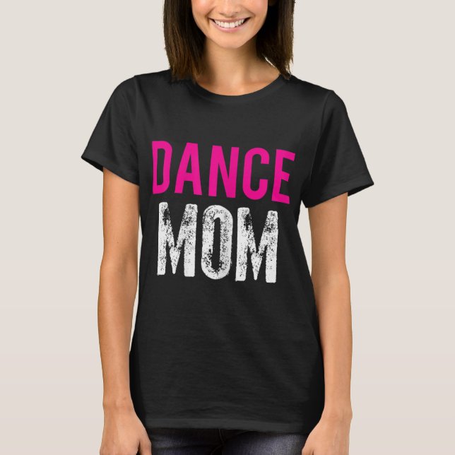 Camiseta Prática de Balé Dançarino da Dança Mãe (Frente)