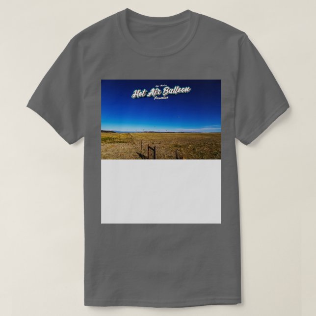 Camiseta Prática de balões de ar quente 4 (Frente do Design)