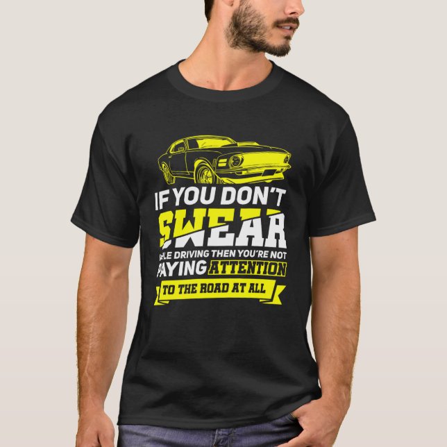 Camiseta Prática de condução de driver defeituoso (Frente)