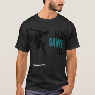 Camiseta Prática de dança de meninos para dançarinos