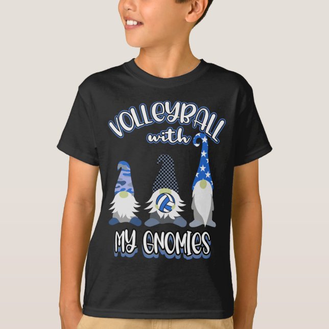 Camiseta Prática de Excelente dos Gnomos de Voleibol (Frente)