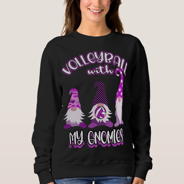Camiseta Prática de jogadores de voleibol dos gnomos (Frente)