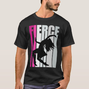 Camiseta Prática Expressiva Colorida de Aniversário de Danç