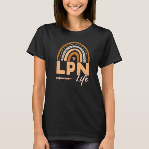 Camiseta Prática Licenciada De Enfermagem Médica Do Rainbow
