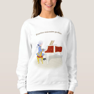 Camiseta Prática Mantém Piano de Reprodução em Mozart P