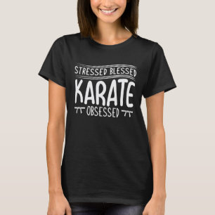 Camiseta Praticante de Karatê Aluno Estagiário Professor Tr
