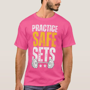 Camiseta Pratique Conjuntos Seguros Engraçados Aumento de P