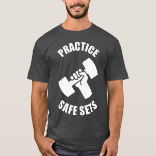 Camiseta Pratique Conjuntos Seguros - Humor Giro
