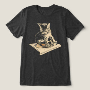Camiseta Prato de Vinil do DJ Gato