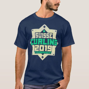 Camiseta prato desportivo de inverno curler game de gelo pr