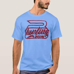 Camiseta prato desportivo de inverno curler game de gelo pr