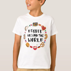 Camiseta Pratos pelo mundo