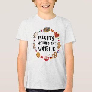 Camiseta Pratos pelo mundo