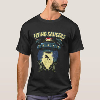 Camiseta Pratos Voadores Abdução Ovni Crente Extraterrestre