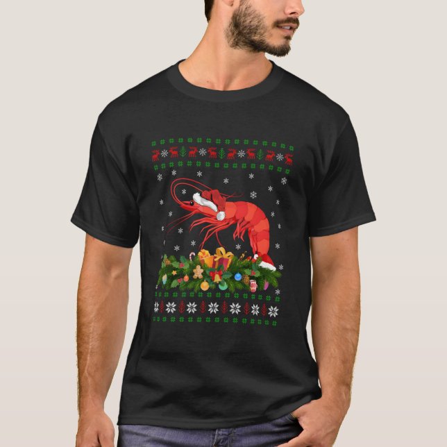 Camiseta Prawn Fish Santa Ugly Prawn (Frente)
