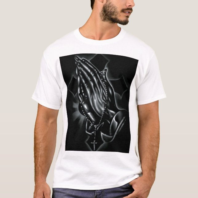 Camiseta Pray as mãos (Frente)